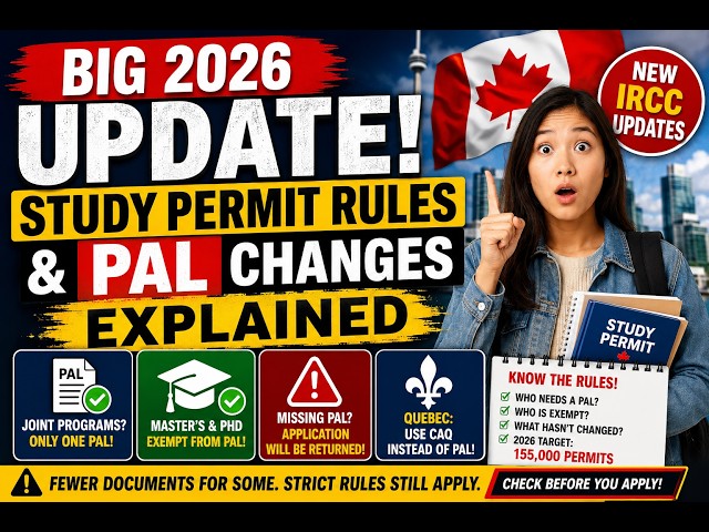 Canada Study Permit 2026: BIG PAL Rule Changes Explained