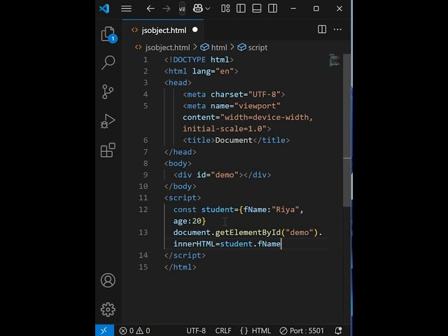 Java Script Object
