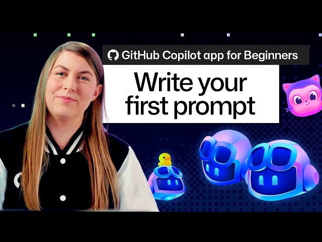 Write your first prompt in the GitHub Copilot app | Tutorial for beginners