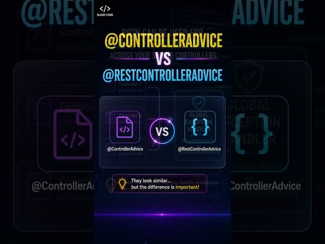@ControllerAdvice vs @RestControllerAdvice 🤯 | Spring Boot Explained #springplatform #springboot