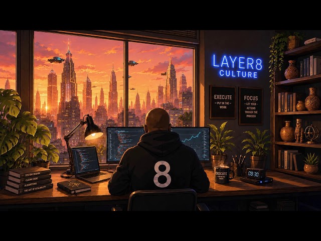 24/7 Lo-Fi Coding Radio 📻 Focus Music for Study & Deep Work | Layer8Culture
