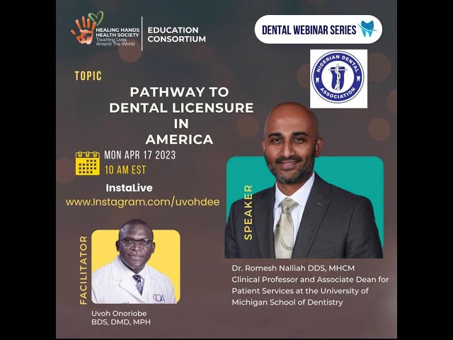 Pathways for Foreign Trained Dentists in America with- Dr Romesh Nalliah