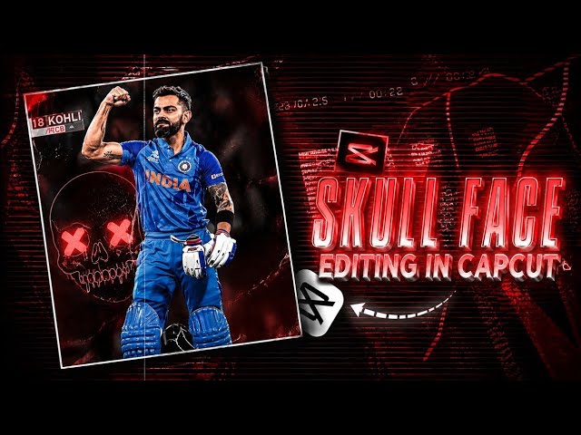 Virat Skull Face Edit Tutorial In CapCut🔥|Step-by-Step Guide