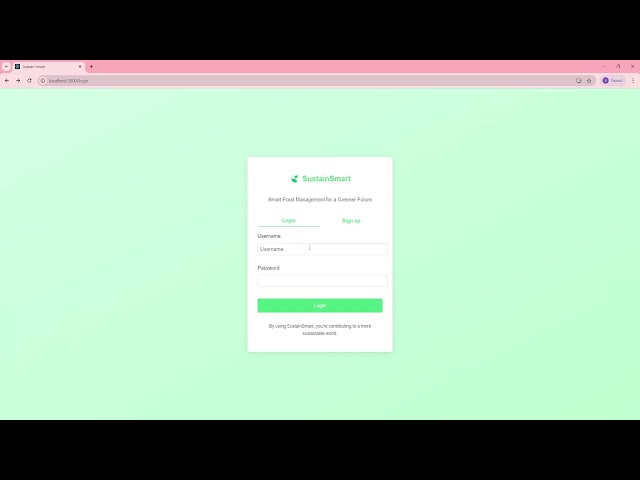 SustainSmart - Full-Stack MERN App for Reducing Food Waste | Demo Walkthrough