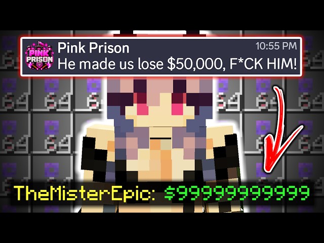 ANNIHILATING the Economy of the Worst Pay-to-Win Minecraft Server in 15 YEARS.