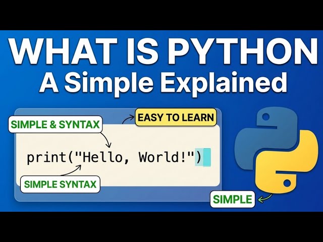 what is python | History & definition of python | programming language