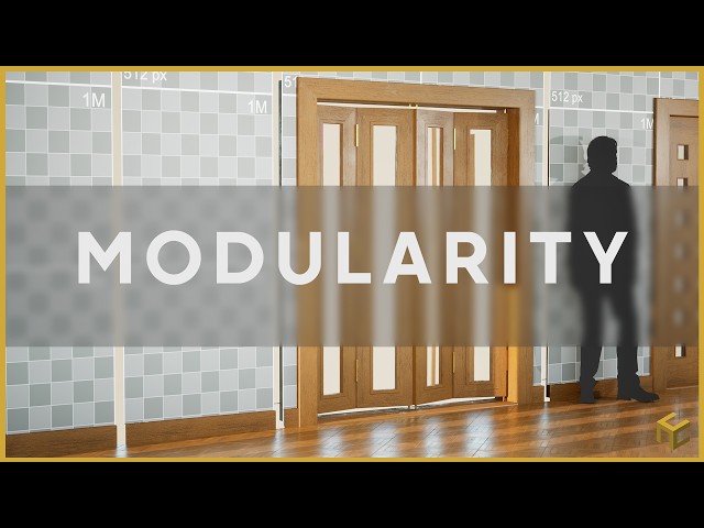 How Modular Workflows Work in Game Art (Environments & Props)
