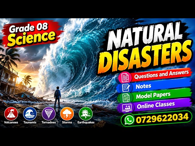 Grade 8 Science Unit 15 | What is a natural disaster definition? | Notes PDF Question How to protect