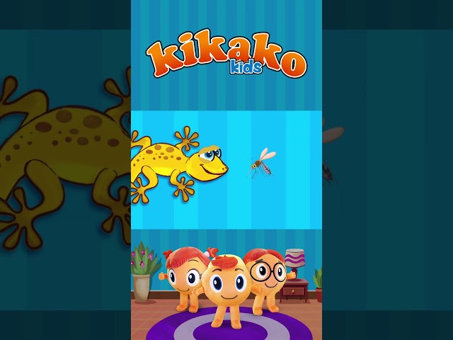 Geckos On The Wall | KiKaKo Kids #kikakokids #nurseryrhymes