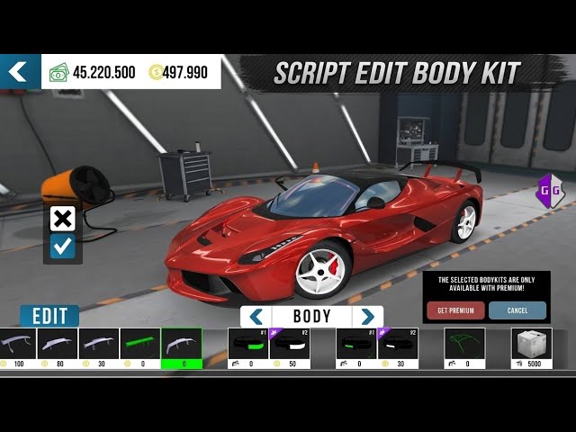 Script Edit Body Kit Car Parking Multiplayer V4.9.11.2(beta)