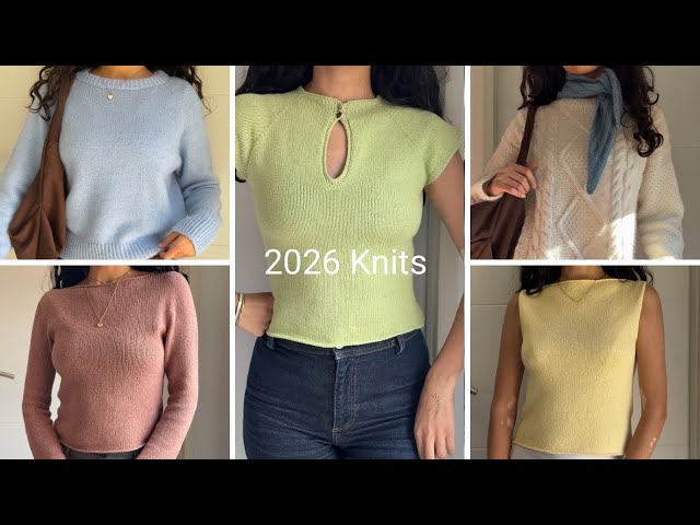 Everything I Knit in 2026 So Far | Finished Objects Try-On