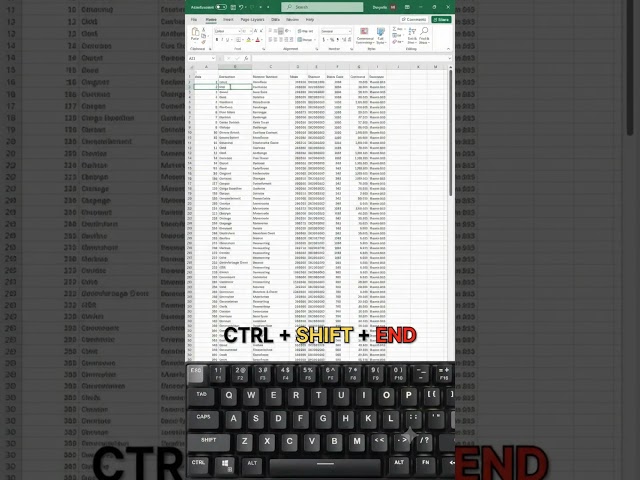 ​Stop Dragging in Excel! Use This Shortcut  Insight axis🚀