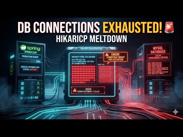 Spring Boot Production Issue 🚨 | HikariCP Connection Pool Exhaustion Explained