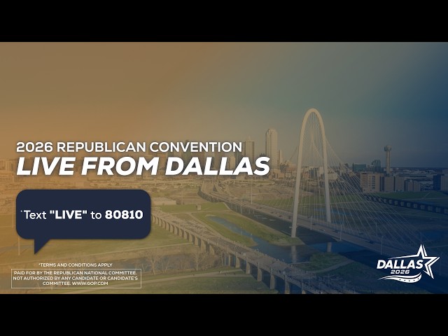 LIVE: Night 2 of the 2026 Republican Convention