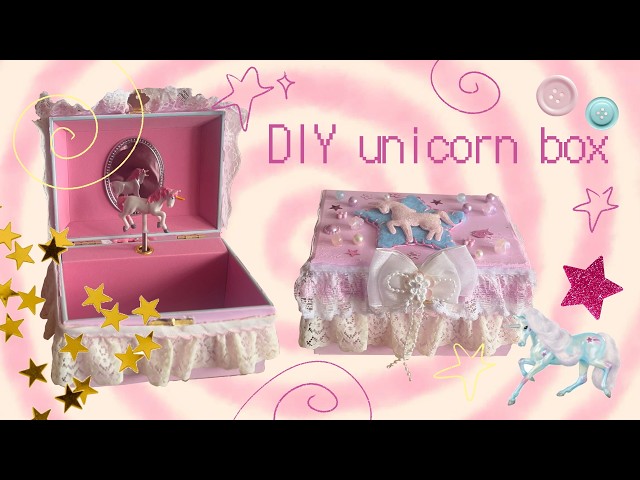 DIY unicorn box