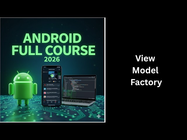 (547) ViewModel Factory in Android | Kotlin & Android Jetpack Tutorial