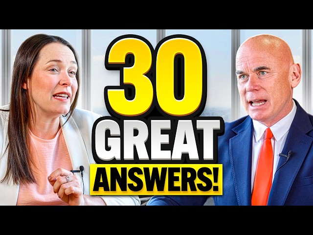 30 INTERVIEW QUESTIONS & ANSWERS! (How to PASS Your Job Interview!)