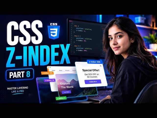 CSS Z-Index Explained in 10 Minutes  | Real Project Example