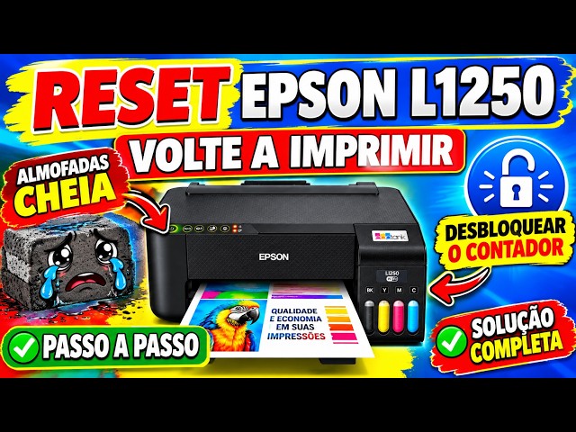 🖨️RESET EPSON L1250: LIGHTS BLINKING? PERFORM A RESET AND GET YOUR PRINTER WORKING AGAIN!