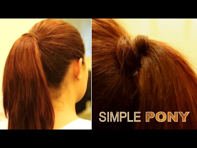 Simple Ponytail | Simple Hairstyles | Ponytails