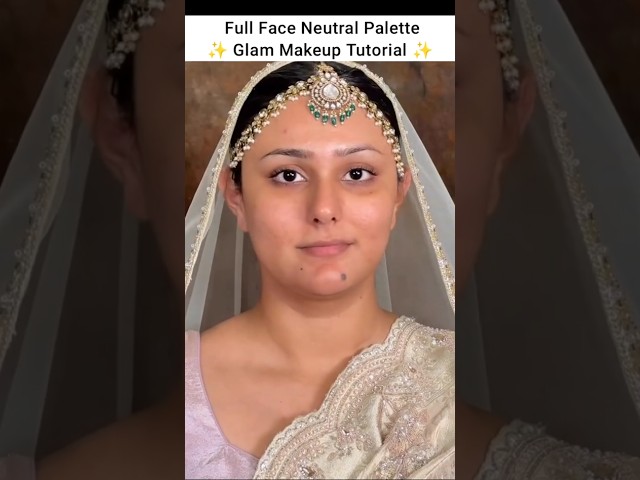 By- makeupbymukulverma | Neutral glam makeup tutorial #shorts #makeup #makeover #neutralglam #glam