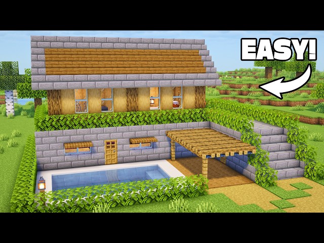 Minecraft Easy Starter Survival House Tutorial