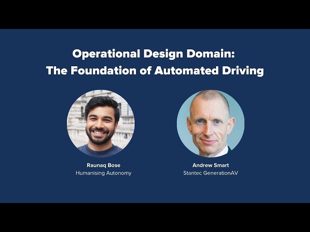 PAVE's Virtual Panel "Operational Design Domain: The Foundation of Automated Driving"-Full Recording