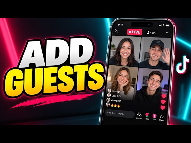 How to Add Guests on TikTok LIVE | Multi Guest & Podium Tutorial