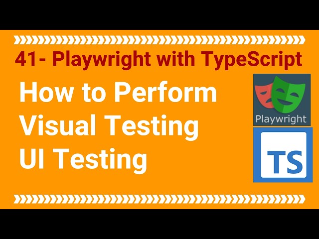 Playwright Visual Testing with toHaveScreenshot() | Visual Regression Testing