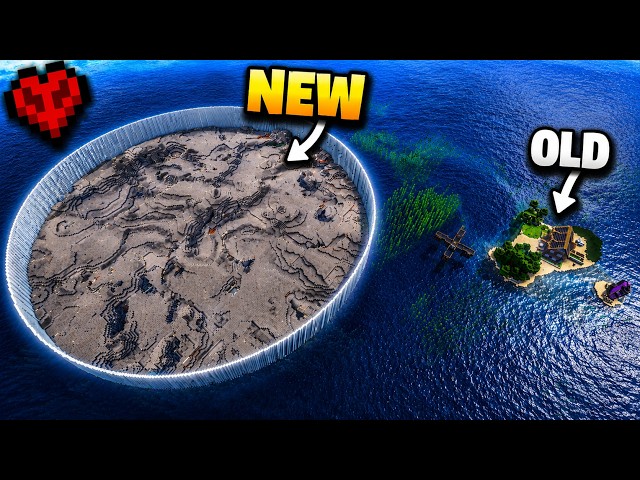 I Dried Out the Ocean to Build My Dream Base! (Minecraft Hardcore Ep 7)