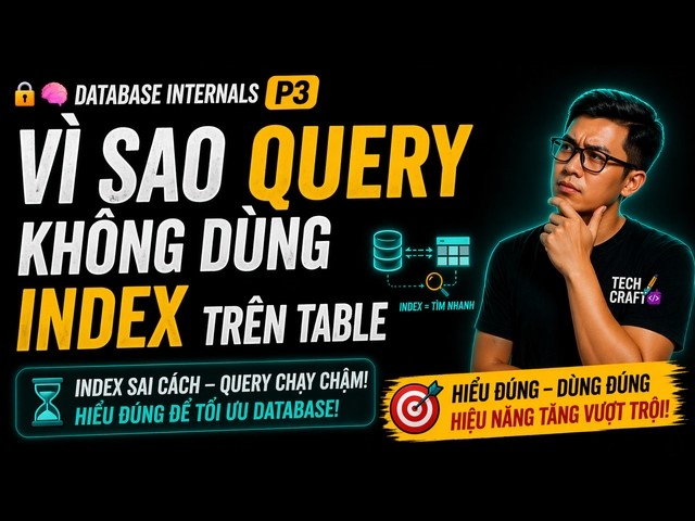 🧠 Vì Sao Query Không Dùng Index (Dù Bạn Đã Tạo)  — 🧠Database Internals P3