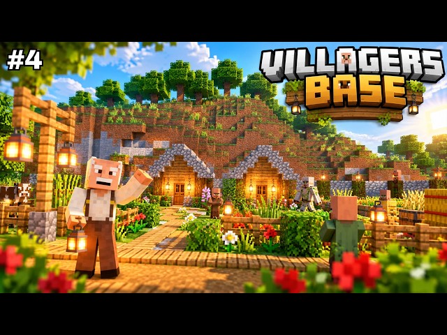 I BUILT A VILLAGER BASE IN MY SURVIVAL WORLD! 🏡 | Minecraft Survival