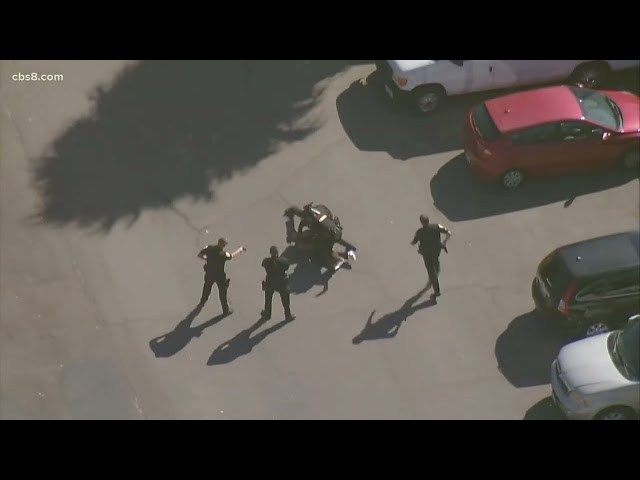 Chopper over capture of high speed chase suspect in South Bay