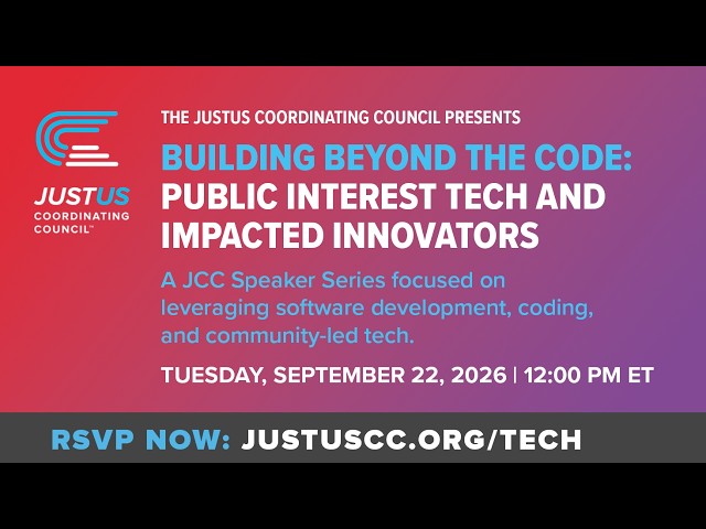 Building Beyond the Code: Public Interest Tech and Impacted Innovators