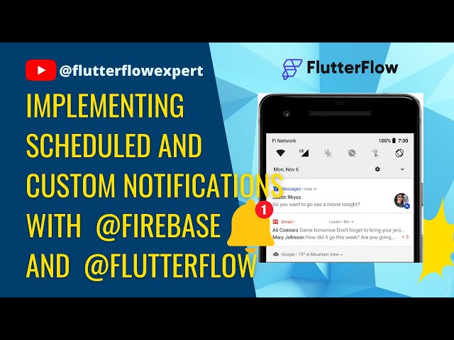 @Firebase, @FlutterFlow  and PHP - Implementing Scheduled and Custom Notifications