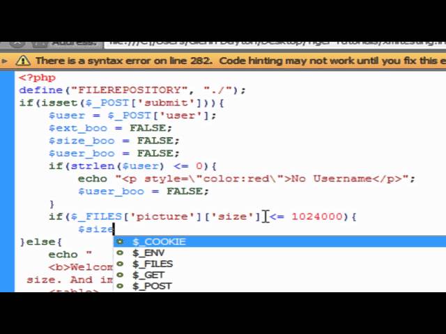 How to make a PHP Image Uploading System