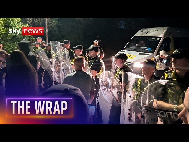 Minister warns 'disorder will never be tolerated' after anti-immigration protest | The Wrap