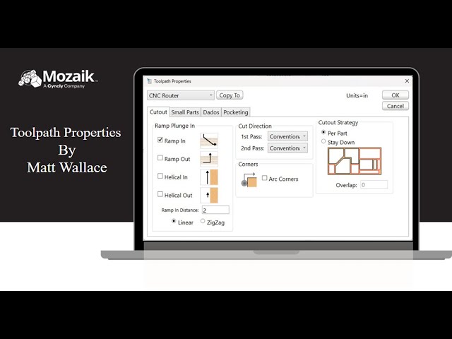 Optimizer Toolpath Properties