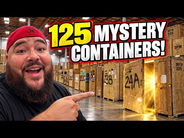 World’s Largest Military Container Auction—Hidden Treasures Everywhere!