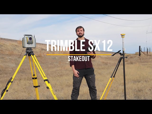 Trimble SX12: Stakeout and Laser Pointer