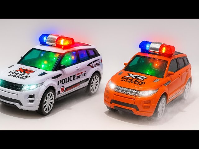 EPIC RC Car Unboxing – 3D Lights Police Car, Sightseeing Bus, Taxi & Pitbull | ASMR Video