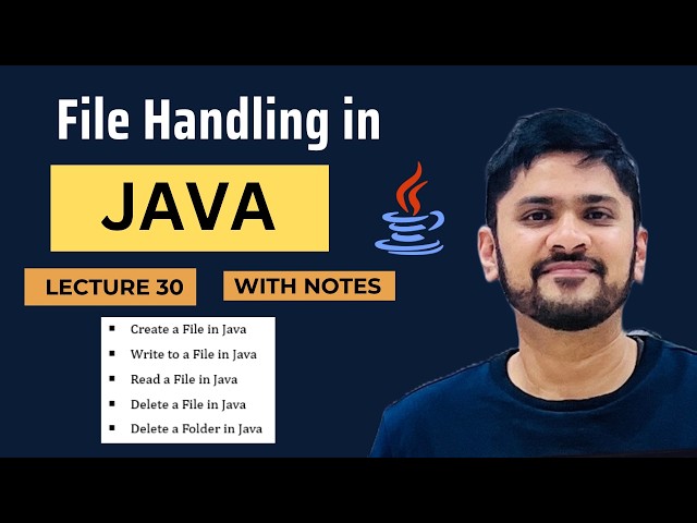 File Handling in Java | Java Tutorial for Beginners | Amit Thinks