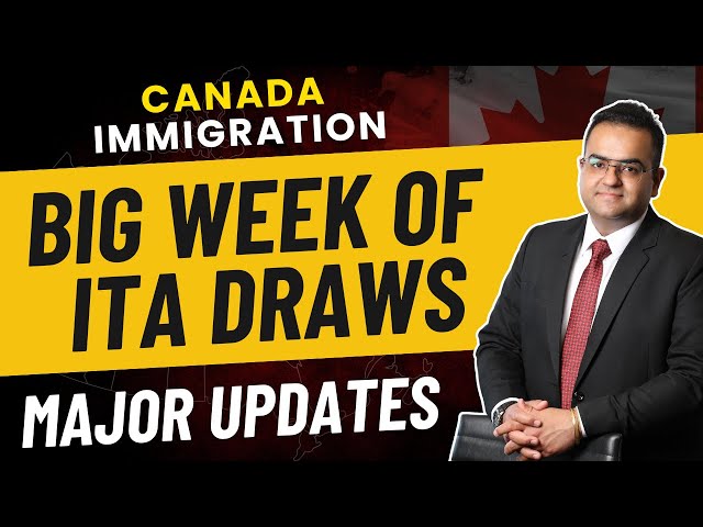 Big Week of ITAs Draws & Major Updates in Canada Immigration - Weekly Roundup Live QnA #canada
