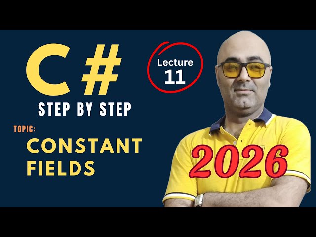 C# Constant fields – Beginner Friendly Tutorial –  Csharp programming 2026