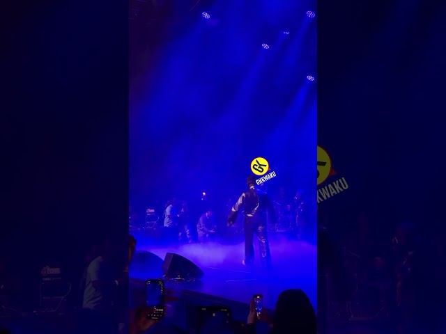 Bisa Kdei performs with Medikal at 02 arena concert #medikalinlondon