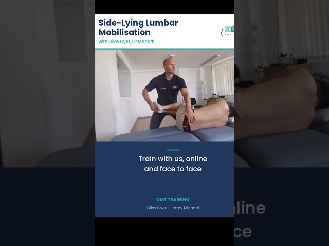 Non-specific lower back mobilisation #manualtherapy #osteopathy