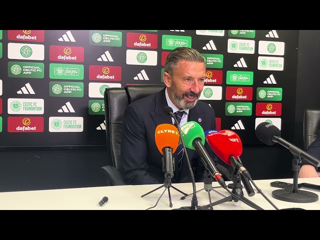 Derek McInnes' FULL press conference after Celtic victory