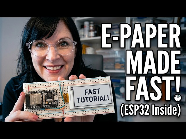 E-Paper Display Tutorial That Takes Just Minutes (ESP32)