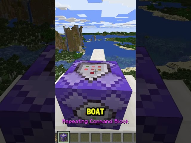 How To Create An Automatic Ice Track | Cool Minecraft Commands (Java Edition)