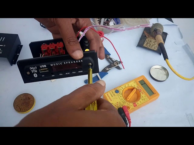 Homemade Mini Bluetooth Speaker Amplifier At Home with Remote Control | Homemade USB SD MP3 Player